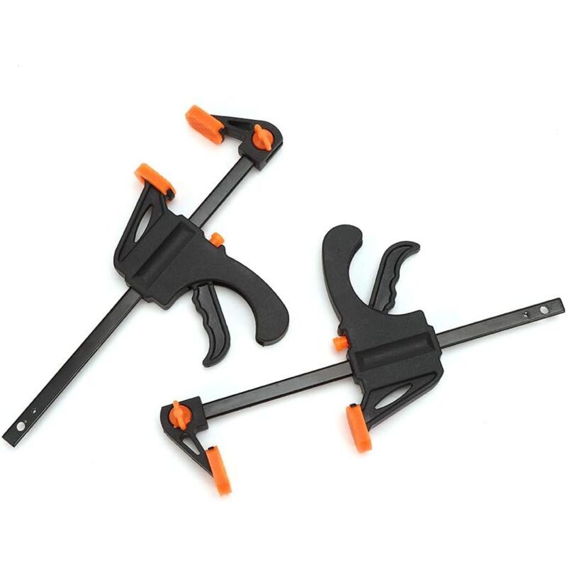6 Pack F Shaped Clamps, Clamp with Tightening, Hand Tools for Carpentry, Wooden Door, 4inch - Image 3