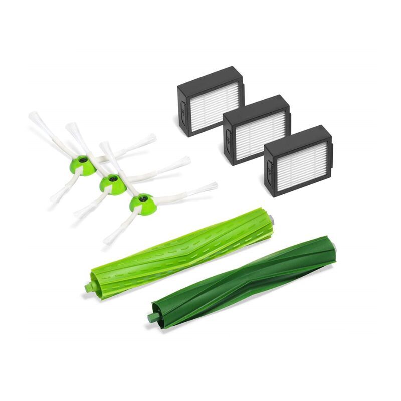 Replacement Parts Kit Compatible with Roomba i7 E5 E6 E7 with Side Brushes Rollers and HEPA Filters - Image 1