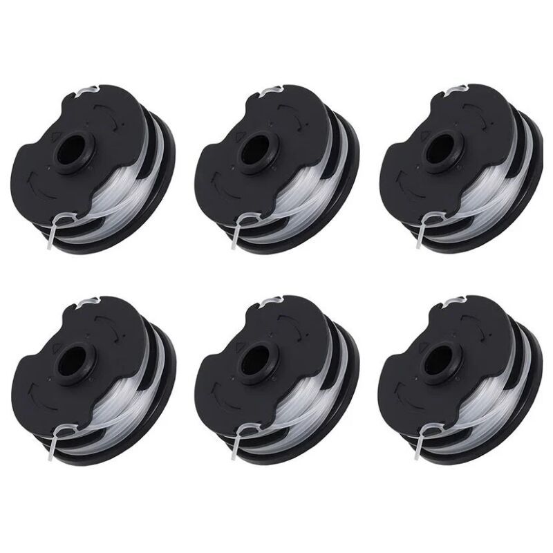 6 Pack Replacement Spools Compatible with Parkside PRTA 20-Li C3 IAN351753 Cordless Trimmer - Image 1