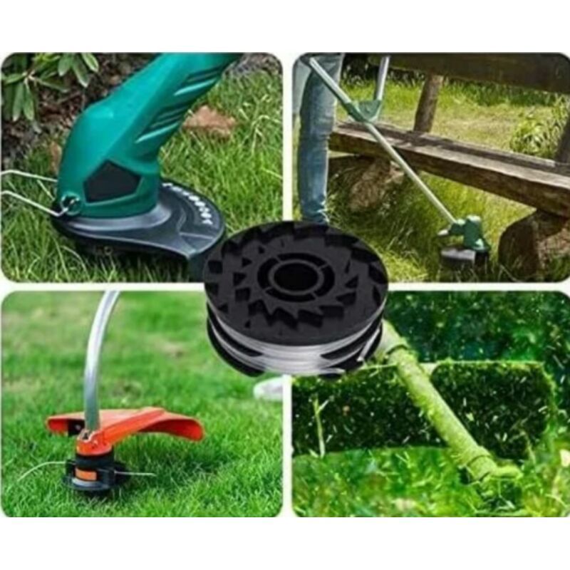 6 Pack Replacement Spools Compatible with Parkside PRTA 20-Li C3 IAN351753 Cordless Trimmer - Image 2