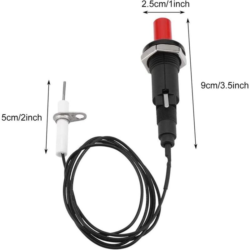 Piezo Igniter Kit for Barbecue Gas Grill Cooker Piezo Spark Ignition Kit, Piezo-1 - Image 2