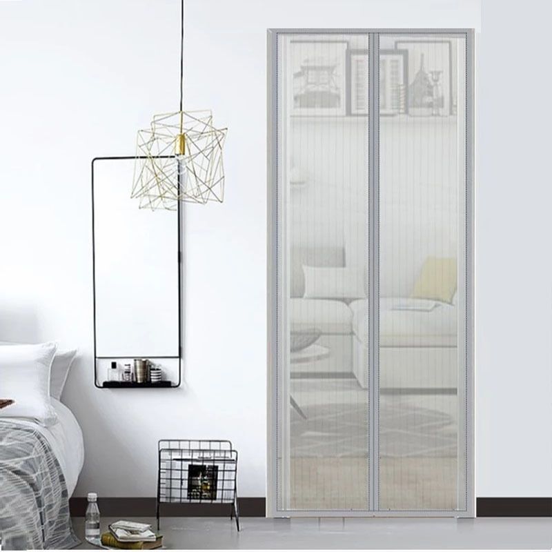 Magnetic Mosquito Net Curtain, Magnet Mosquito Net Door, Anti Mosquito Curtain Door, Patio Keeps Mosquitoes and Insects Out White 100x210CM - Image 1