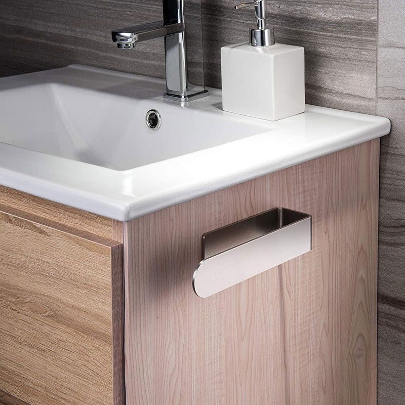 Self Adhesive Stainless Steel Bathroom Towel Bar No Drilling, 23cm - Image 1
