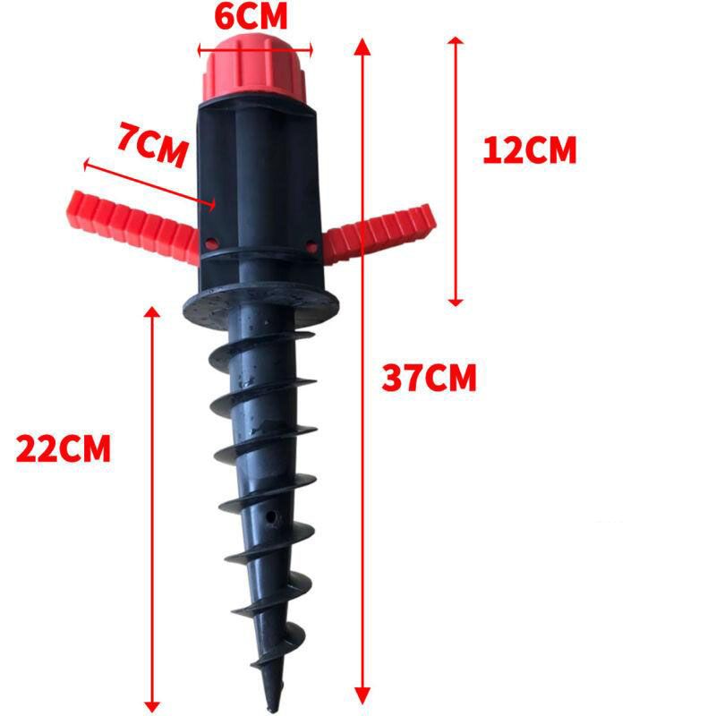 Parasol Support, Parasol Base to Screw Into The Ground, for Beach Sand or Land Parasol Feet, Parasol Hooks, Parasol Base Sand - Image 2