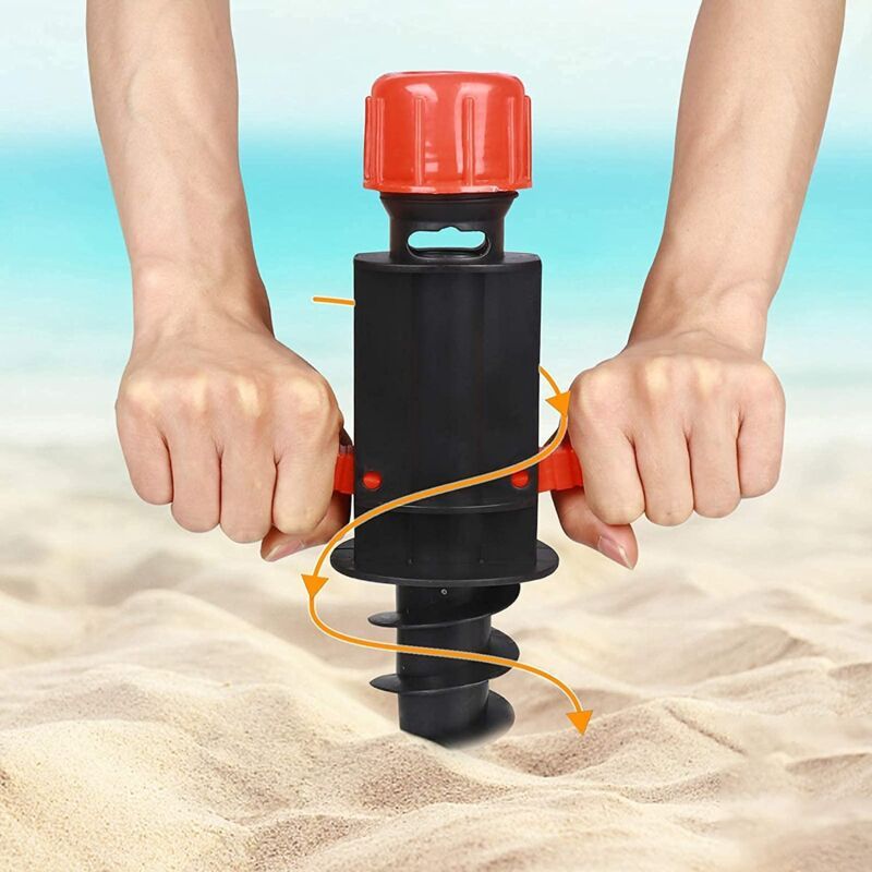 Parasol Support, Parasol Base to Screw Into The Ground, for Beach Sand or Land Parasol Feet, Parasol Hooks, Parasol Base Sand - Image 4
