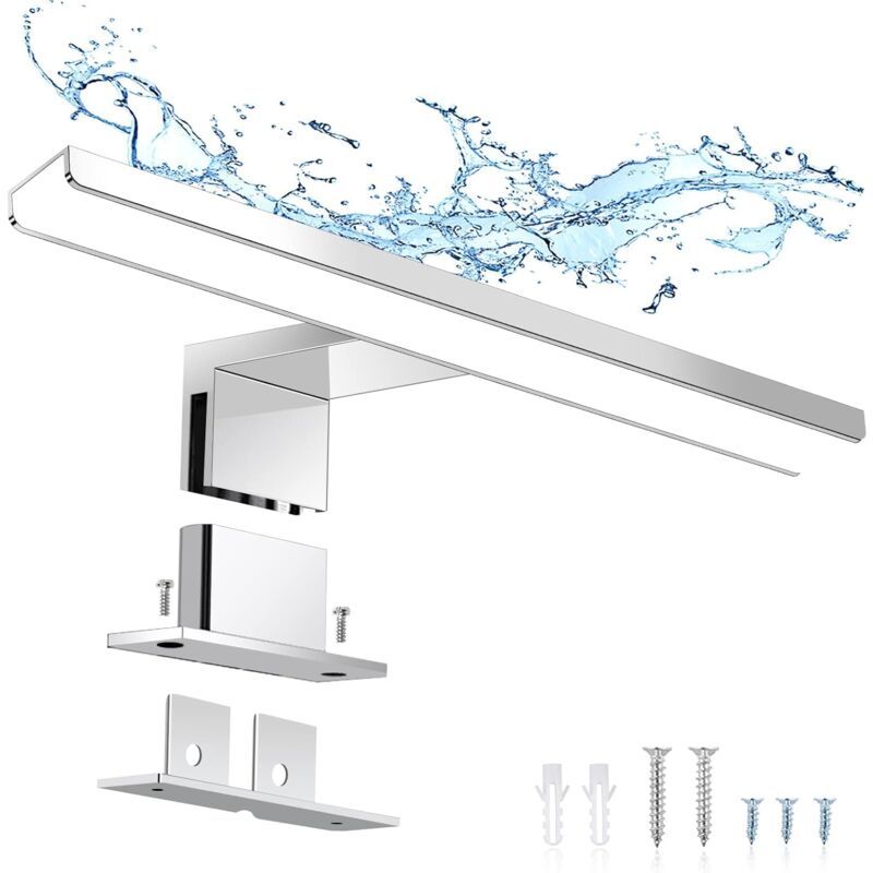 Bathroom Mirror Light 6W 400lm, LED Cabinet Light Cool White 6000K, IP44 Waterproof Bathroom Mirror Light, 30cm, 300mm - Image 1
