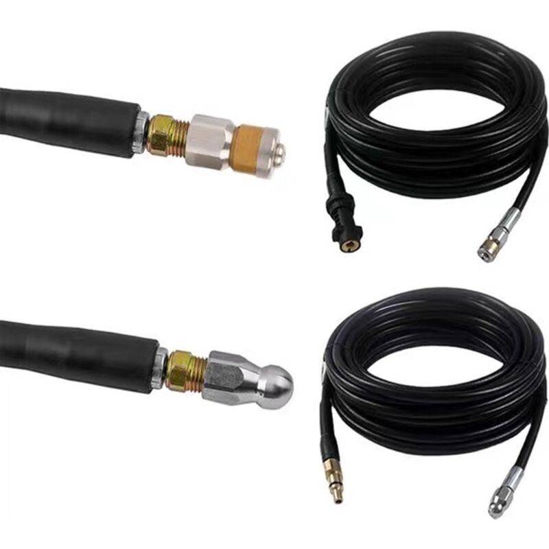 Drain Cleaning Sewer Hose Kit Compatible with Karcher K2 K3 K4 K5 K6 K7 and Lavor Pressure Washers, 15m - Image 3