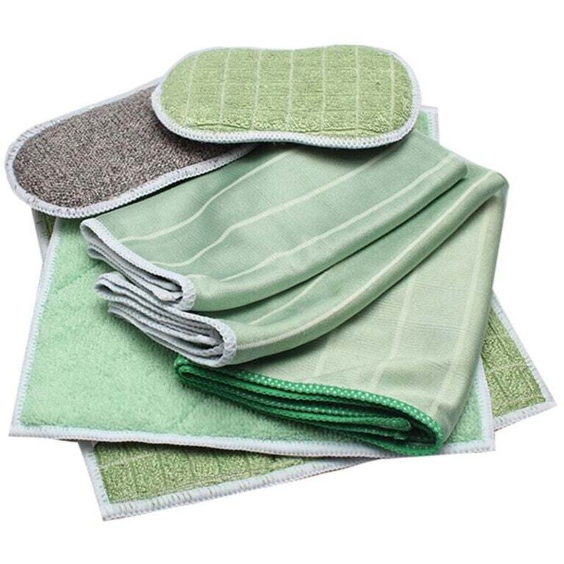 6 Pack Bamboo Microfiber Cloths Clean and Polish All Smooth and Fragile Surfaces Glass, Bodywork, Glass Ceramic, Glasses, Screen - Image 4