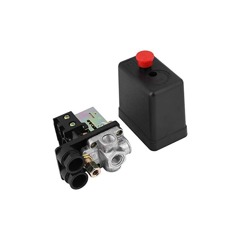 240V 16A Port 90PSI 120PSI Air Compressor Pressure Switch Control Regulator with Measurements for Rapid Pressure Reduction - Image 1