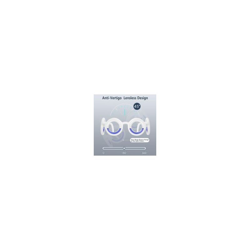 Smart Anti Motion Sickness Glasses, Ultra Light Portable Anti Nausea Glasses, Reduce Airsickness, Seasickness Glasses for Sports Travel Games - Image 3