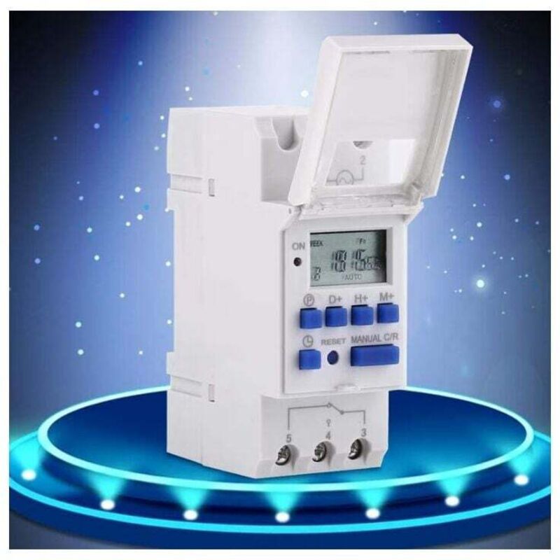 Programmable Digital Timer, Digital Timer, LCD Display, Weekly Digital Timer with Programming, DIN Rail Programmable Digital Timer, 220V - Image 4