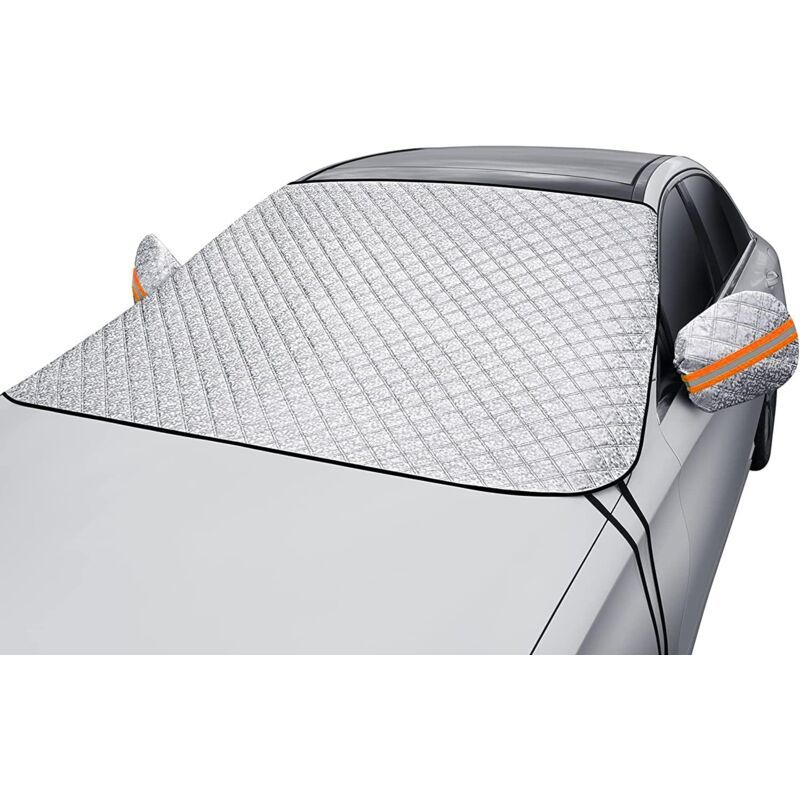 Car Windshield Cover Snow, Ice, Sun, Dust, UV, Water Resistant Car, SUV, All Years, Summer Winter - Image 1