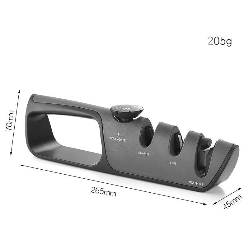 Kitchen Sharpener Professional Knife Sharpener, Knife Sharpener with Non Slip Eraser for Knives, Scissors Knife Sharpeners - Image 1
