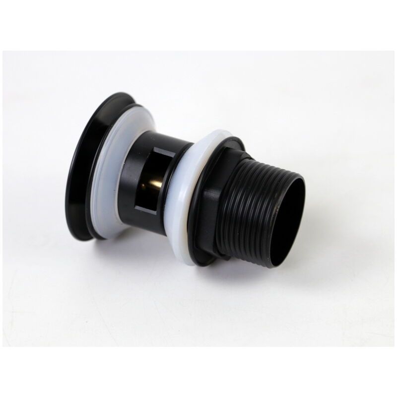 Universal G1 0.25 Brass Pop up Basin Drain Pop up Basin Drain with Overflow Click Clack System, Tool Free Installation, Matte Black - Image 2