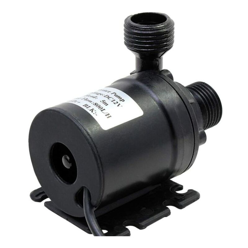 800L H Submersible Water Pump DC 12V Amphibious Pump for Pond Aquarium Solar Fountain Pool Water Circulation, 5M - Image 3