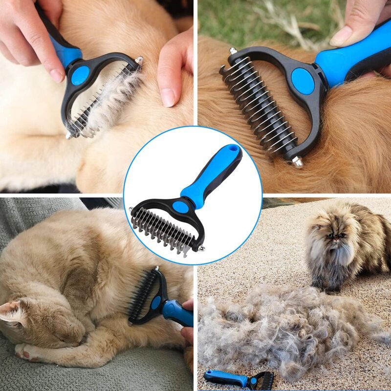 Brush for Dogs and Cats, Undercoat Brush Deshedding for Medium to Long Haired Dogs and Cats, Removes Slightly Dead Undercoat - Image 2