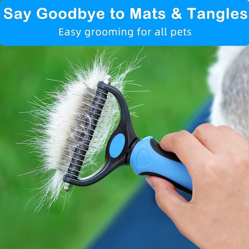 Brush for Dogs and Cats, Undercoat Brush Deshedding for Medium to Long Haired Dogs and Cats, Removes Slightly Dead Undercoat - Image 3