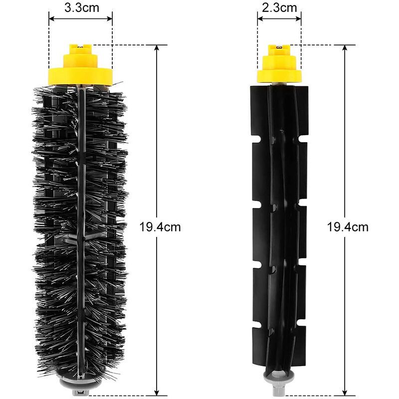 2 Pack Roller Brushes Compatible with iRobot Roomba 585 595 600 605 610 616 620 625 630 650 680 700 Series - Image 4