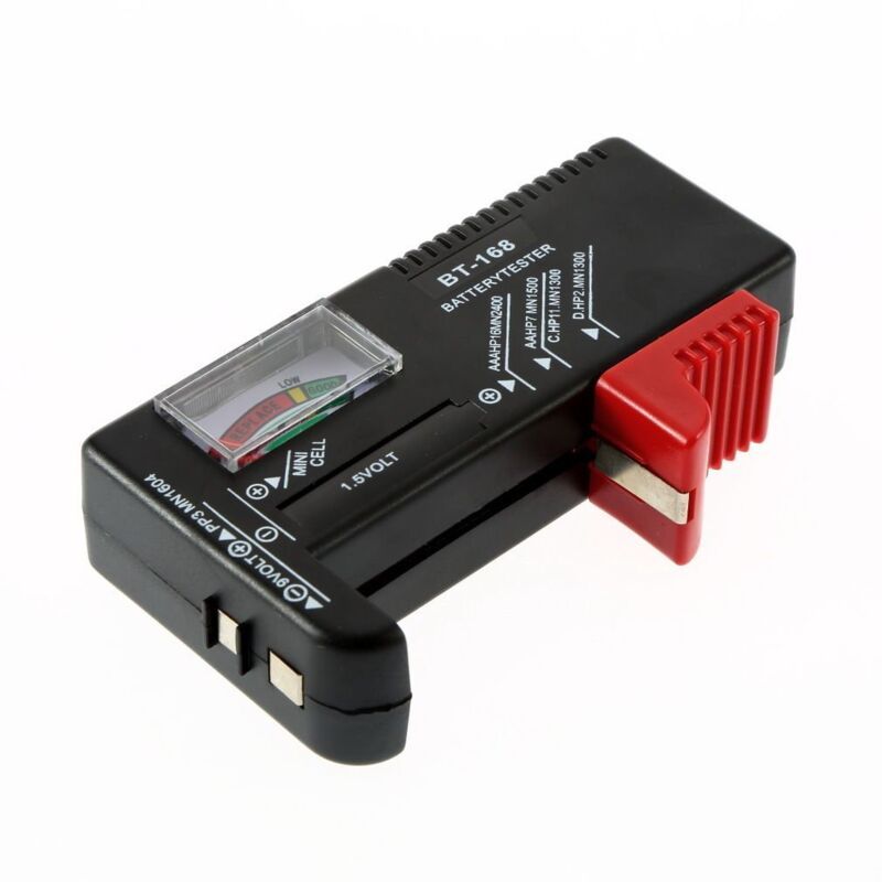 2 Pack Digital Battery Tester Voltage Checker and Power Level Checker Combo for AA AAA C D 9V 1.5V Button Cell Battery - Image 3