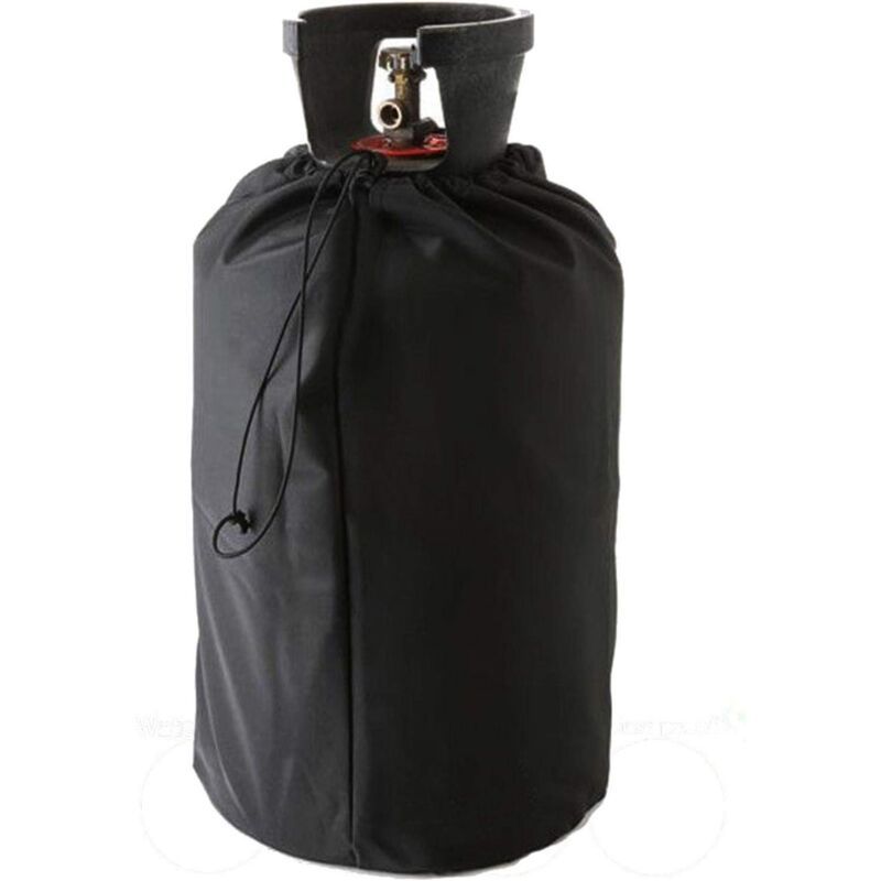 Propane Tank Cover 210D Oxford Waterproof UV Resistant Gas Bottle Cover with Adjustable Cords - Image 1