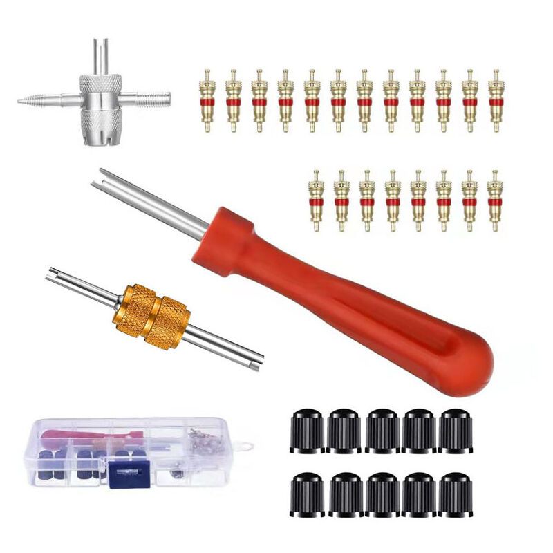 Valve Core Puller Repair Tool Kit, Double and Single Ended Valve Core Puller - Image 1