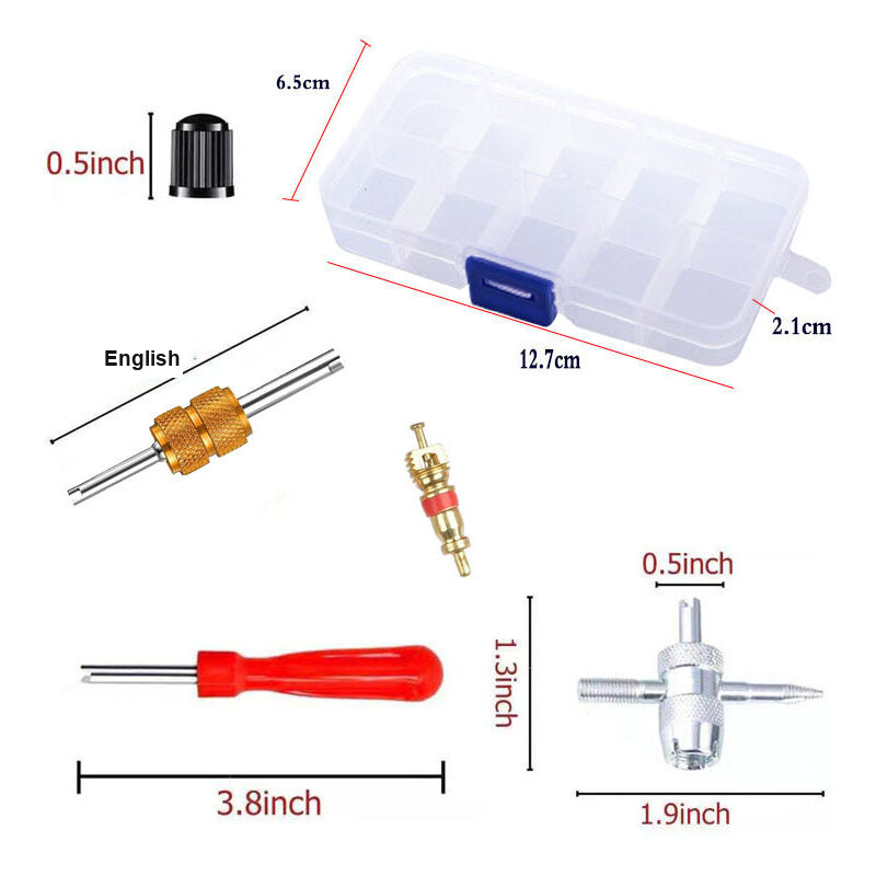 Valve Core Puller Repair Tool Kit, Double and Single Ended Valve Core Puller - Image 3
