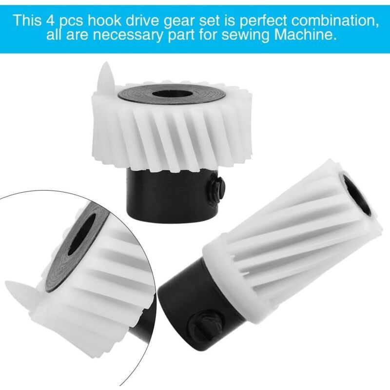 4 Pieces Sewing Machine Gear Set Compatible with Singer 174488 174491 163997 163328 - Image 3