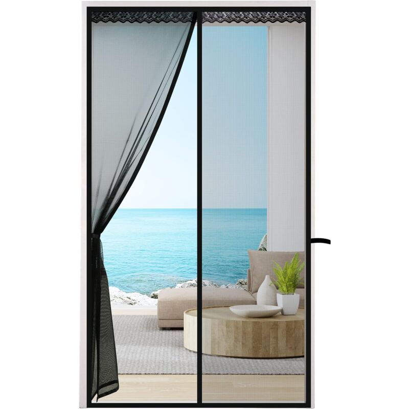 Magnetic Mosquito Net Door Curtain Mosquito Net for Door Anti Mosquito Curtain Sliding Mosquito Net Door, Magnetic Scratch Mosquito Net, 150 x 200cm - Image 1