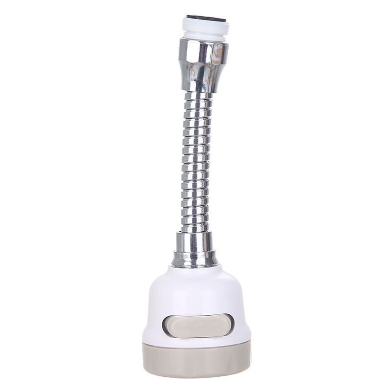 Water Saving Filter Nozzle, 360 Degree Movable Kitchen Faucet Head, 3 Modes Adjustable Shower Head Filter Sprayer for Kitchen Bathroom, Lengthen - Image 1