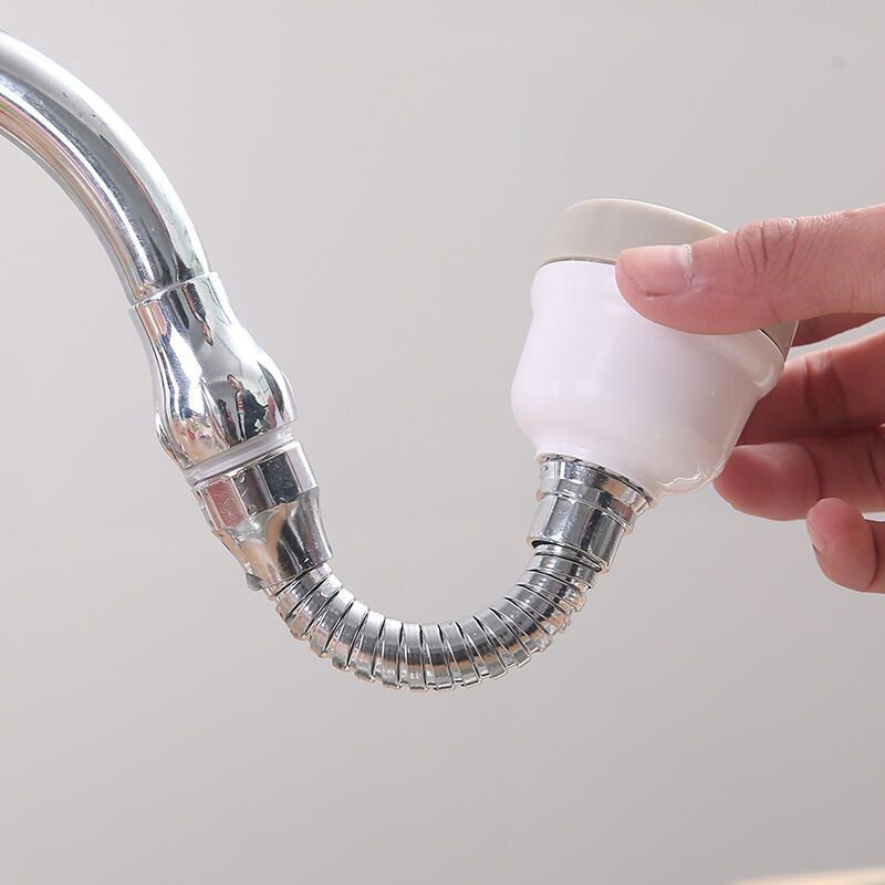 Water Saving Filter Nozzle, 360 Degree Movable Kitchen Faucet Head, 3 Modes Adjustable Shower Head Filter Sprayer for Kitchen Bathroom, Lengthen - Image 2