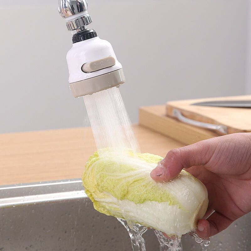 Water Saving Filter Nozzle, 360 Degree Movable Kitchen Faucet Head, 3 Modes Adjustable Shower Head Filter Sprayer for Kitchen Bathroom, Lengthen - Image 4