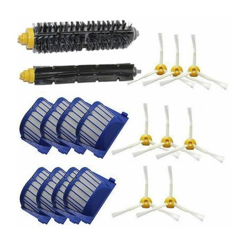 18 Piece Maintenance Kit Compatible with iRobot Roomba 600 Series with Filters and Side Brushes - Image 1