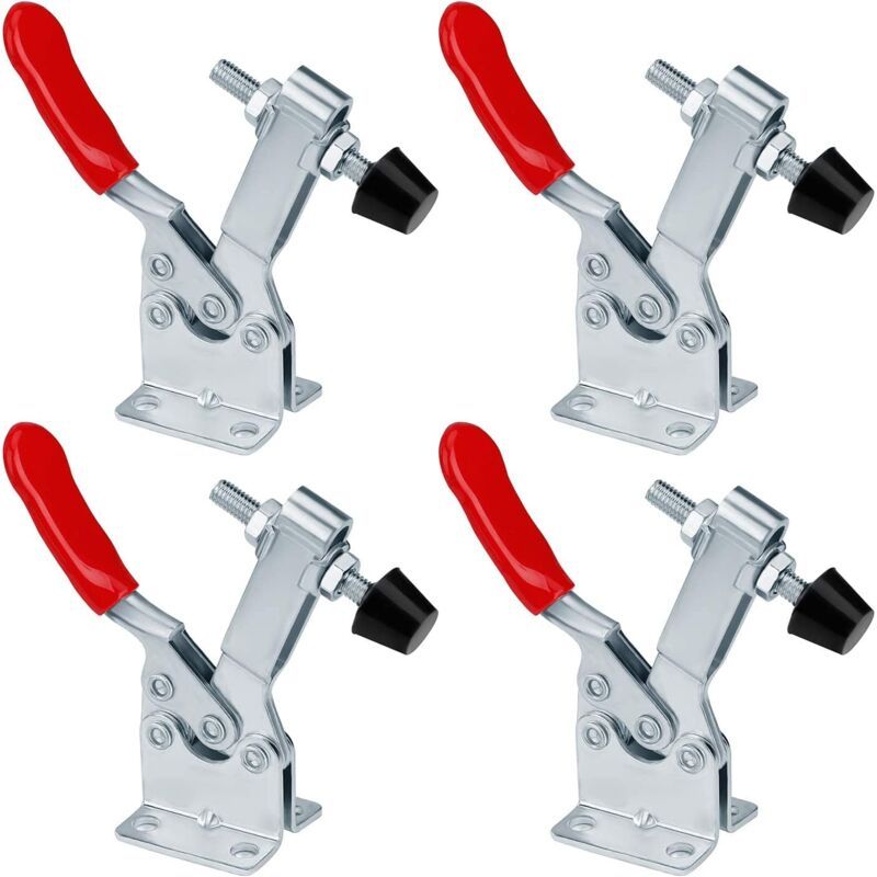 4 Pieces Knee Grip Clamp Tightening Hand Tool Holding Capacity About 90 Kg Quick Release Non Slip GH-201-B - Image 1