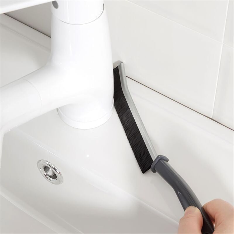 Corner Cleaning Brush, Hard Bristle Crevice Cleaning Brush, Bathroom Gap Cleaning Brush, Gap Cleaning Brush, for Showers, Bath - Image 3