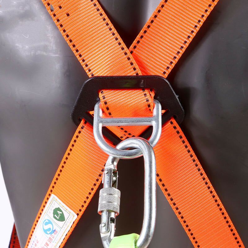 Nylon Double Fall Arrest Harness, Climbing Harness, Full Body Fall Protection Harness from Height, Adjustable Harness - Image 3