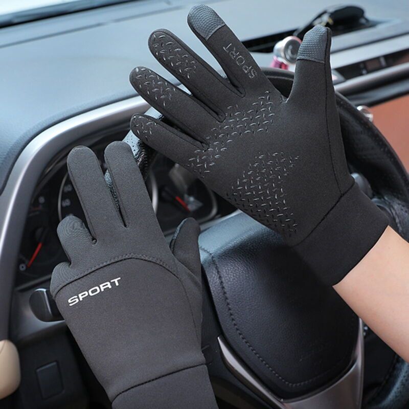Waterproof Wind Resistant Non Skid Winter Gloves, XL - Image 1