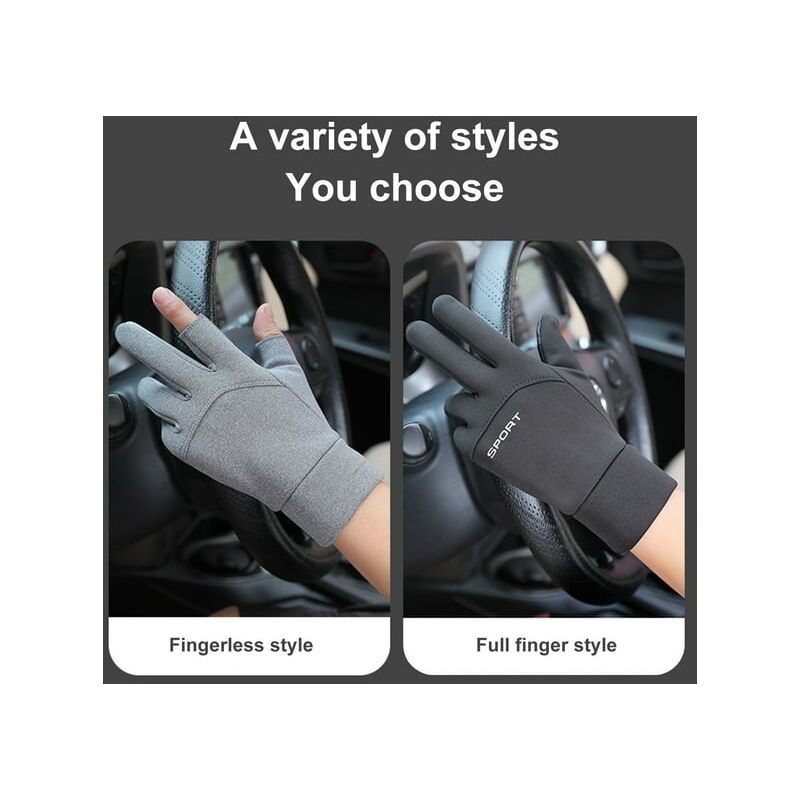 Waterproof Wind Resistant Non Skid Winter Gloves, XL - Image 4