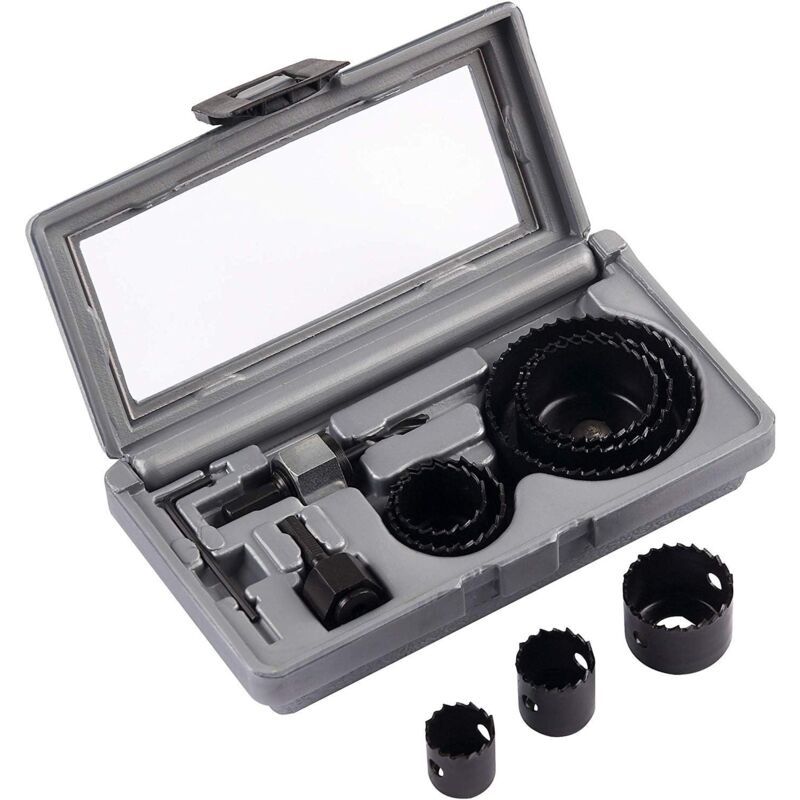 Hole Saw for Woodworking Plastic Box Hole Saw Hole Saw for Plasterboard Ceiling Punching Set - Image 1