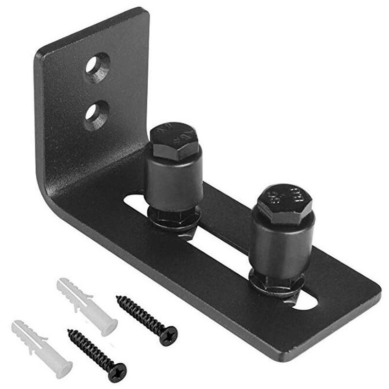 Sliding Floor Guide, Adjustable Carbon Steel Sliding Floor Guide for Barn Door - Image 1