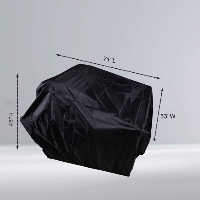 Waterproof Riding Lawn Mower Cover UV Protection for Garden Tractor, XL, 183 x 137 x 117cm - Image 4