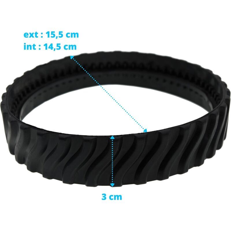 2 Tracks Compatible with Zodiac MX6 MX8 MX9 Baracuda R0526100 Robot Pool Cleaner - Image 3