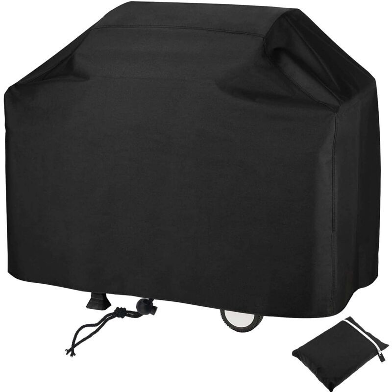 Barbecue Cover, Barbecue Protective Tarpaulin, Grill Cover Anti Wind Anti UV Anti Water Anti Moisture Dustproof, 147 x 61 x 117cm - Image 1