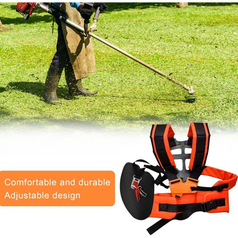 Comfortable Adjustable Effort Harness, Comfort Shoulder Harness for Brush Cutter Lawn Mower Universal Garden Machine Accessory - Image 4