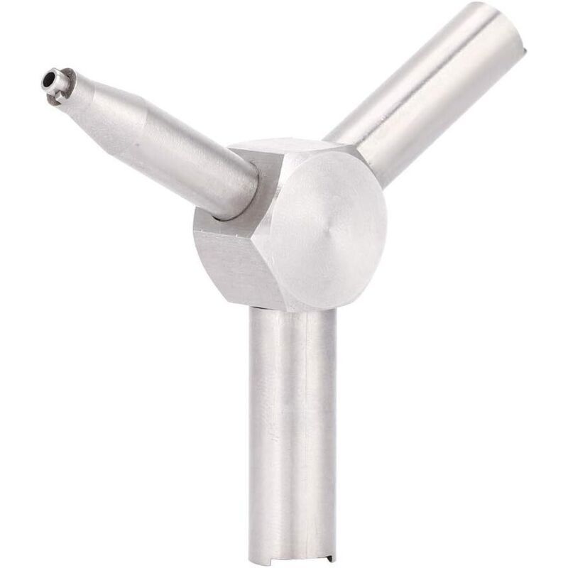 Element Valve Wrench Compatible with KSC WA Airsoft KSC Magazine Loader Removal Tool, Silver Triangular Valve Wrench - Image 1