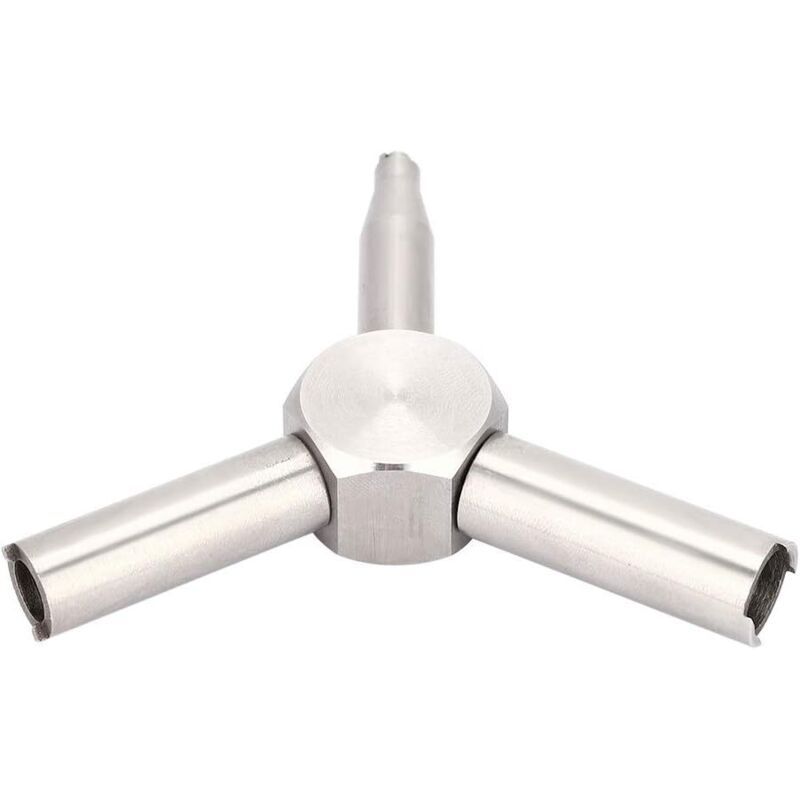 Element Valve Wrench Compatible with KSC WA Airsoft KSC Magazine Loader Removal Tool, Silver Triangular Valve Wrench - Image 3