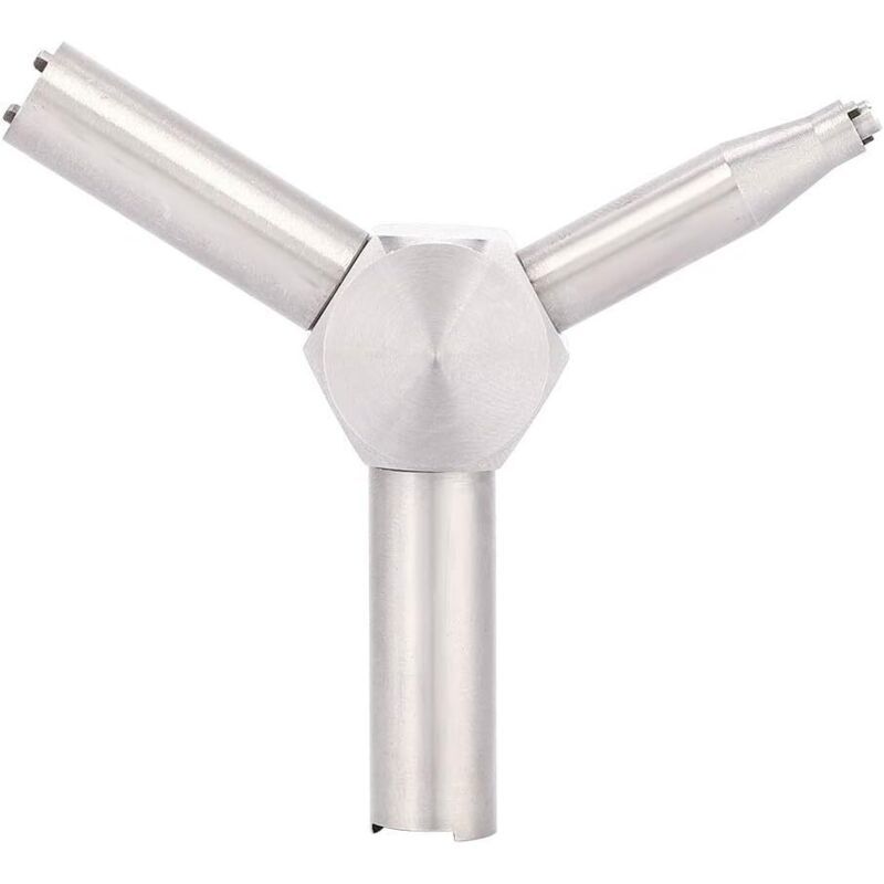Element Valve Wrench Compatible with KSC WA Airsoft KSC Magazine Loader Removal Tool, Silver Triangular Valve Wrench - Image 4