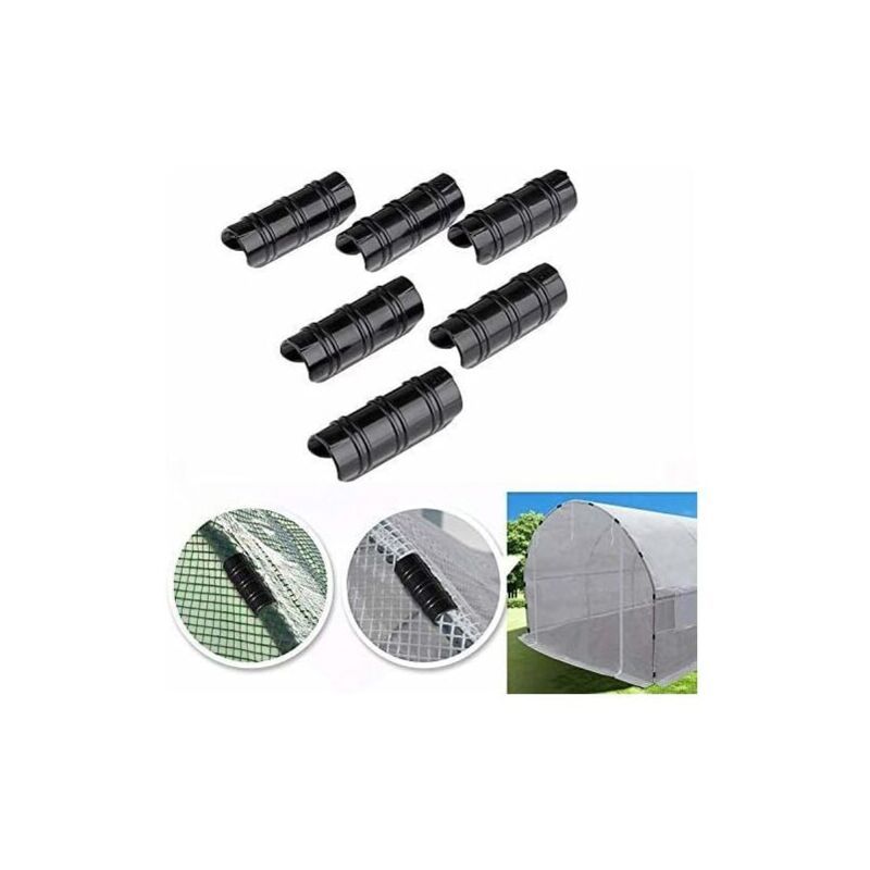 20 Pieces Greenhouse Clips, Hose Clamps for Fixing Covers to Garden Greenhouses, Films, Plants, 25mm - Image 3