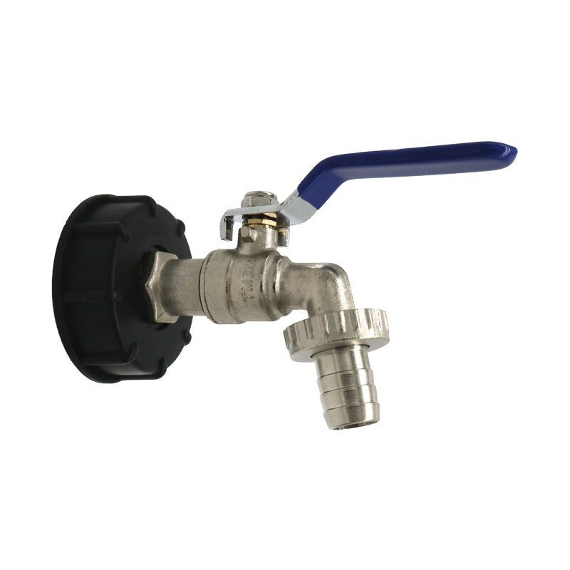 IBC Drain Tank Adapter S60x6 Tap Valve 0.75 Inch Ball Valve Water Tank Adapter - Image 1