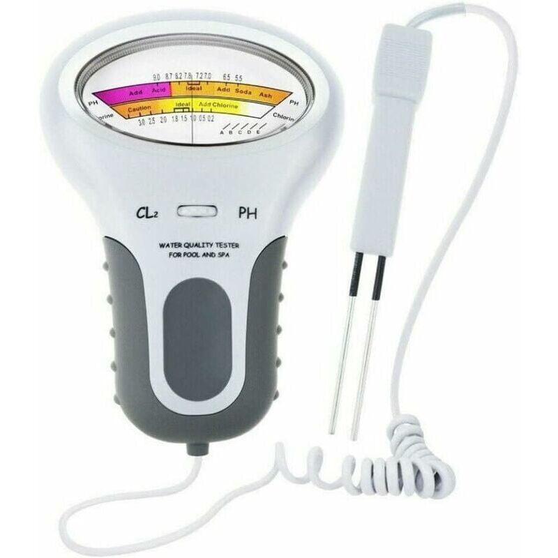 Digital pH Chlorine Tester for Swimming Pool Water Quality Testing Without Battery - Image 1