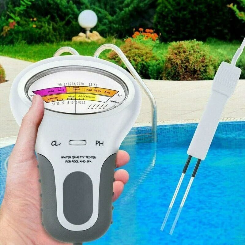 Digital pH Chlorine Tester for Swimming Pool Water Quality Testing Without Battery - Image 3